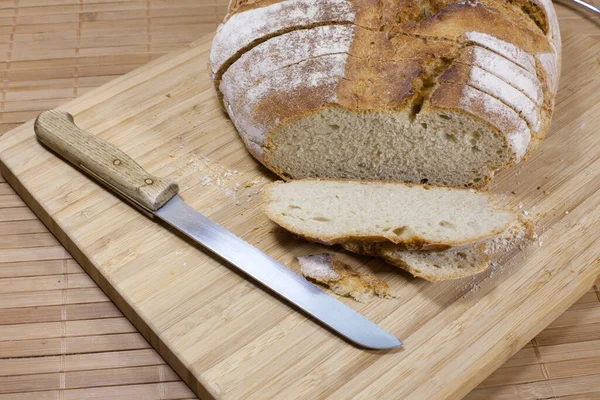 Vers Gebakken Traditioneel Brood — Stockfoto