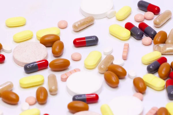 Collezione Pillole Colorate — Foto Stock