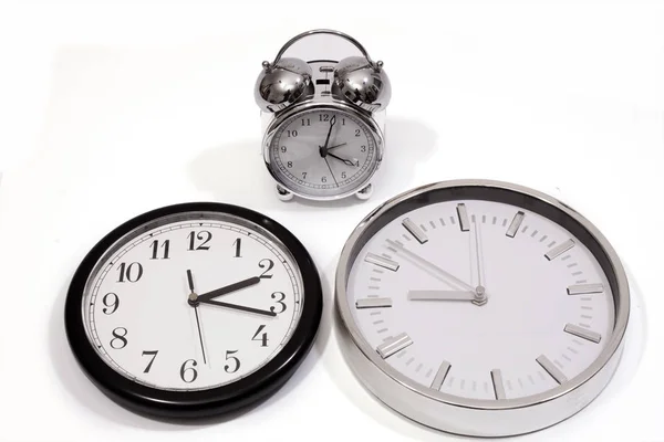 Alarm Clock Isolated White — Stock Photo, Image