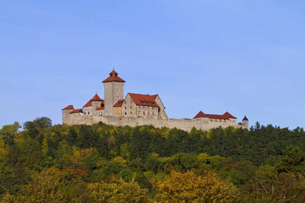 Veste Wachsenburg Castelo Dos Três Pares — Fotografia de Stock