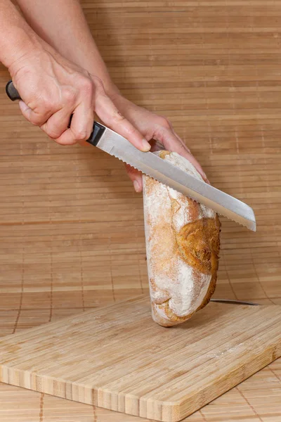 Свежеиспеченный Традиционный Хлеб — стоковое фото