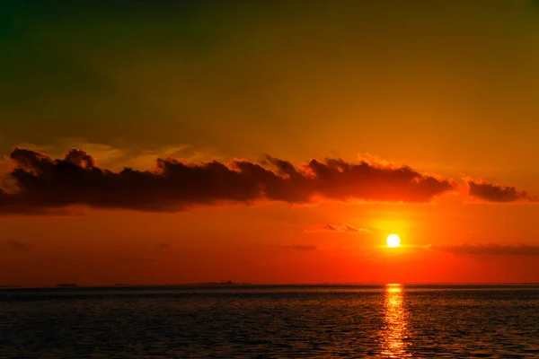 美しい夕焼け空のビュー — ストック写真