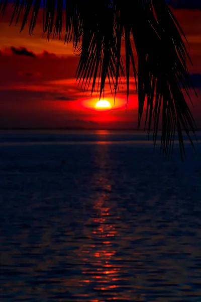 Bela Vista Céu Por Sol — Fotografia de Stock