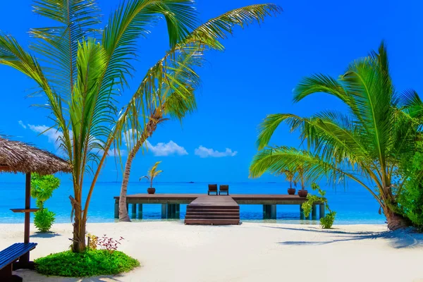 Dreamscape Menekülés Maldív Szigeteken — Stock Fotó