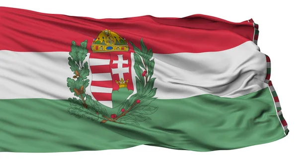 Hungría 1939 1945 Bandera Guerra Aislada Sobre Fondo Blanco Representación —  Fotos de Stock