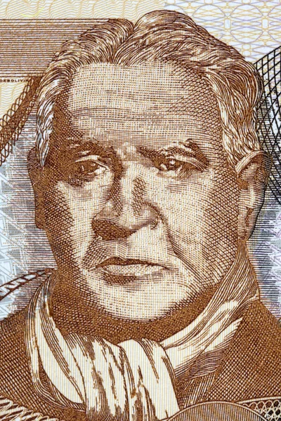 Franz Tamayo Retrato Del Dinero Boliviano —  Fotos de Stock