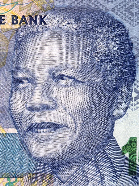 南アフリカのお金のネルソン マンデラの肖像 — ストック写真