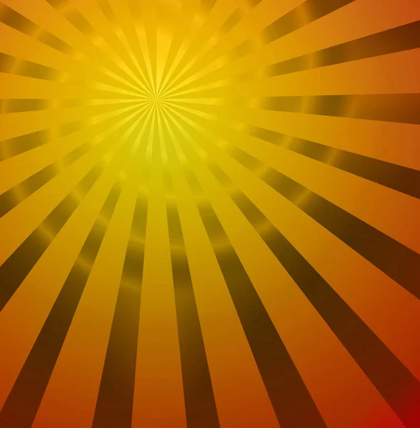 Orange Sun Rays Background Copy Space — Stock Photo, Image