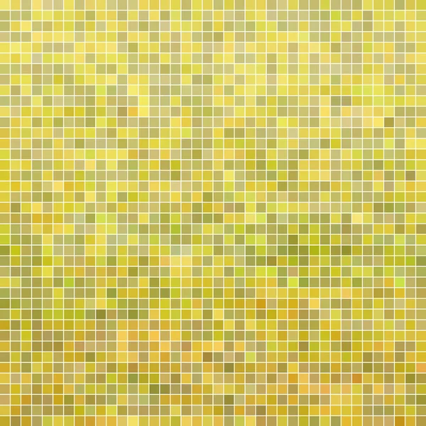 Abstract Vector Square Pixel Mosaic Background Yellow Brown — Stock Photo, Image