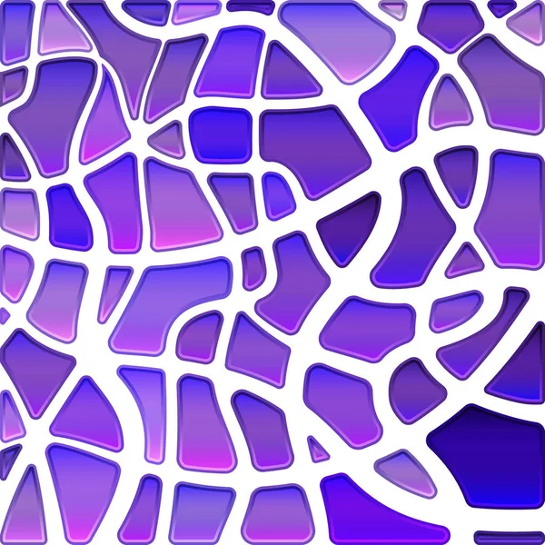 Vector Abstracto Manchado Vidrio Mosaico Fondo Púrpura Violeta —  Fotos de Stock