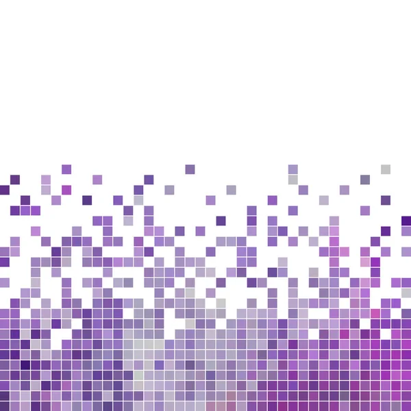 Abstract Vector Square Pixel Mosaic Background Purple Violet — Stock Photo, Image