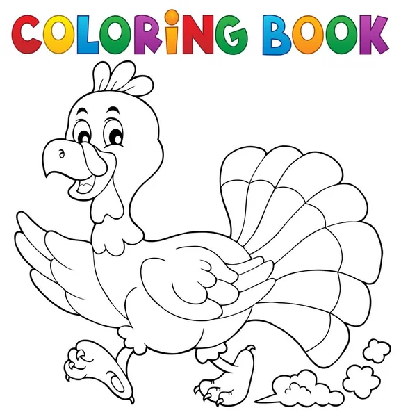 Libro Colores Con Aves Pavo Ilustración Imágenes — Foto de Stock