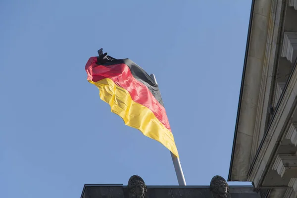柏林的德国国旗 — 图库照片
