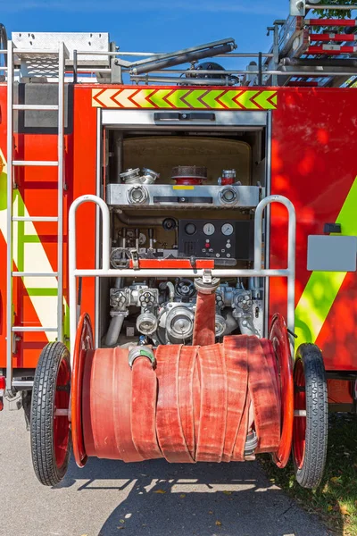 Внутрішній Вигляд Пожежного Автомобіля — стокове фото