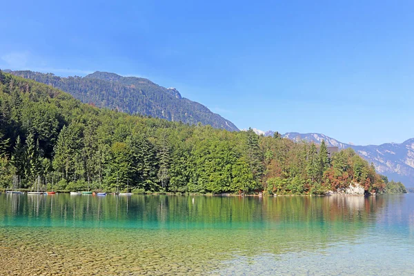 Slovenia Daki Ribcev Laz Yakınlarında Haftalık Göl Veya Bohem Gölü — Stok fotoğraf