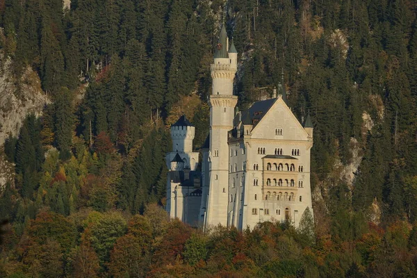 Kasteel Neuschwanstein Bouw Reizen — Stockfoto