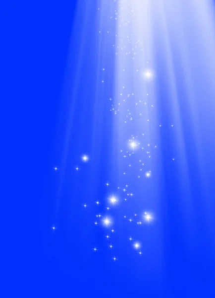 Абстрактное Фоновое Изображение Размытых Огней Манипуляций Лучом Света Синем Фоне — стоковое фото