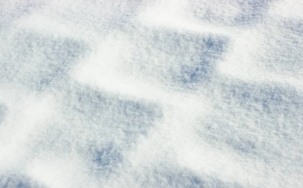 Hintergrund Mit Schneebedecktem Bürgersteig Mit Schatten Unter Dem Schnee Liegt — Stockfoto