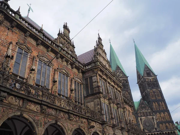 Ayuntamiento Catedral Bremen — Foto de Stock