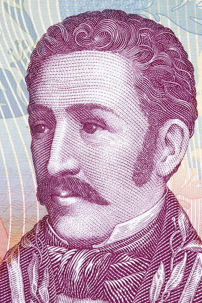 Jose Felix Ribas Portrét Venezuelských Peněz — Stock fotografie