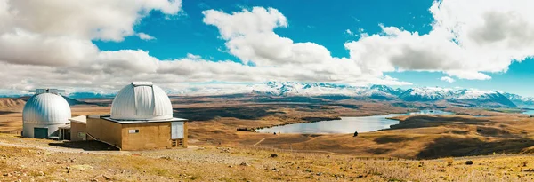 Panorama Observatoire Mont John Lac Tekapo Île Sud Nouvelle Zélande — Photo