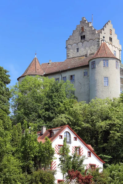 Castelo Habitado Mais Antigo Germany Meersburg Castelo Constância Lago — Fotografia de Stock