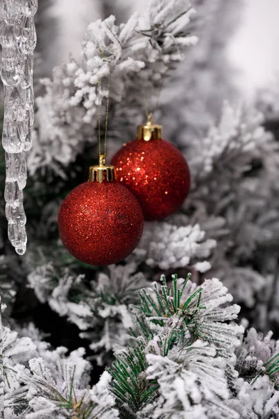 Kerst Decoratie Achtergrond Close — Stockfoto