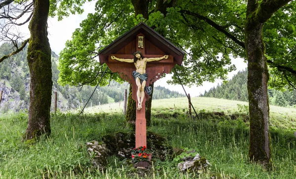 Křesťanská Svatyně Cesty Allgau Bavorsko Německo — Stock fotografie