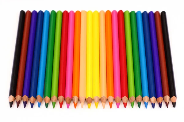 Colorful Pencils Art Craft Equipment — Stock Photo, Image