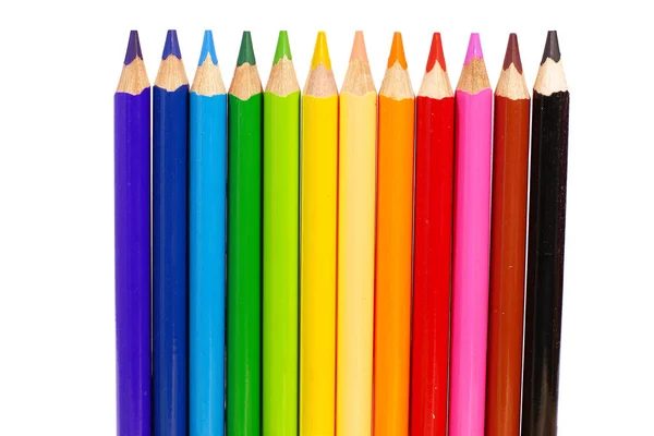 Colorful Pencils Art Craft Equipment — Stock Photo, Image