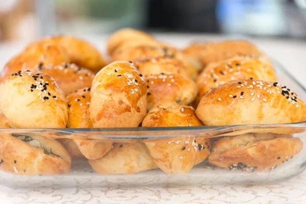 Koekjes Met Poedersuiker — Stockfoto