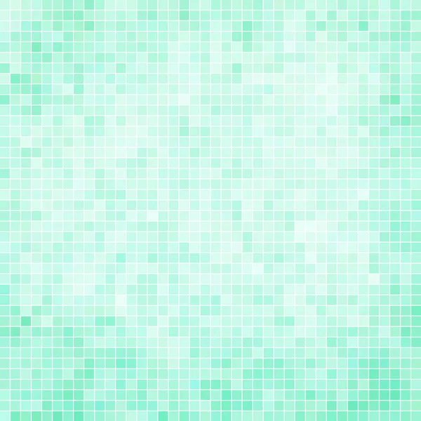 抽象ベクトル平方ピクセルモザイク背景 ライトブルー — ストック写真