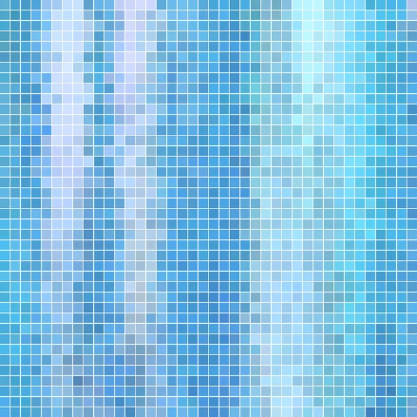 Αφηρημένο Διάνυσμα Τετράγωνο Ψηφιδωτό Φόντο Γαλάζιο — Φωτογραφία Αρχείου