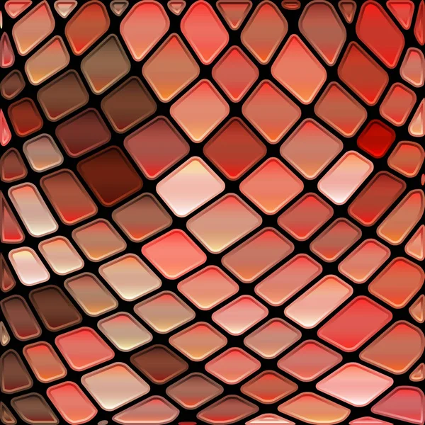 Абстрактный Векторный Витраж Мозаики Красный Коричневый — стоковое фото