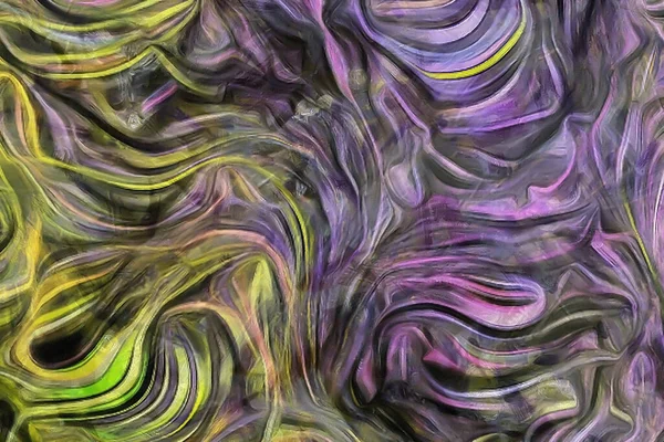 Fluid Lines Color Movement Rendering — Stock Photo, Image