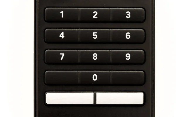 Black White Computer Keyboard Power Button — Stock Photo, Image