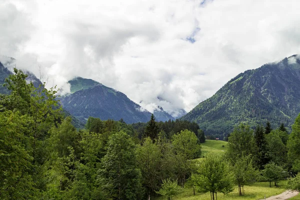 Paisaje Montañoso Allgau Baviera Alemania —  Fotos de Stock