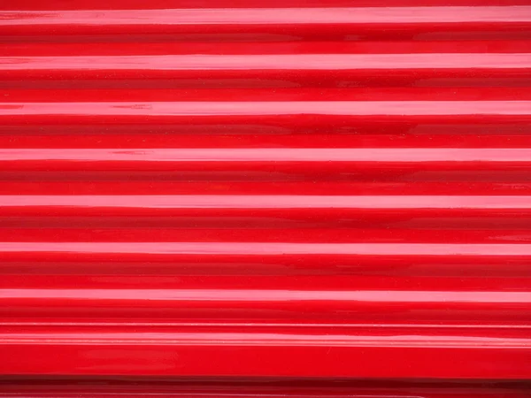 Röd Korrugerad Stål Metall Textur Användbar Som Bakgrund — Stockfoto
