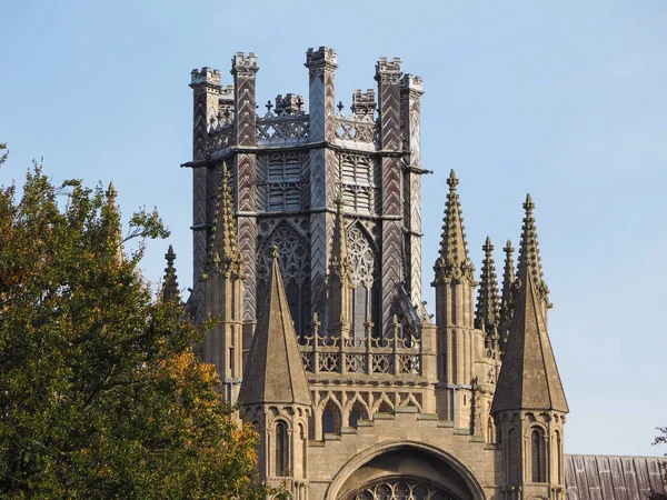 Ely Cathedral Formerly Church Etheldreda Peter Church Holy Undivided Trinity — Stock Photo, Image