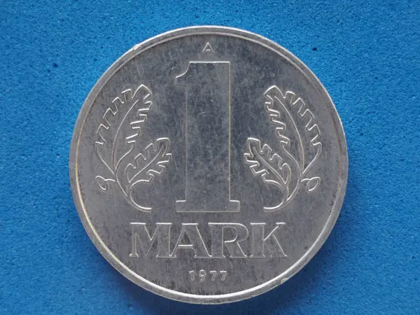 Vintage Вилучили Ddr Німецька Демократична Республіка Ака Східна Німеччина Монету — стокове фото