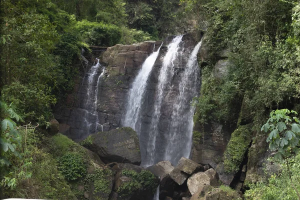 Piccola Cascata Vicino Nowara Eliya — Foto Stock