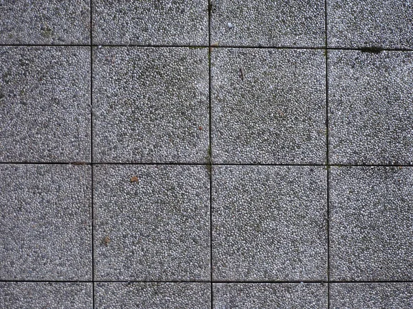 Piso Telhas Concreto Cinza Útil Como Fundo — Fotografia de Stock