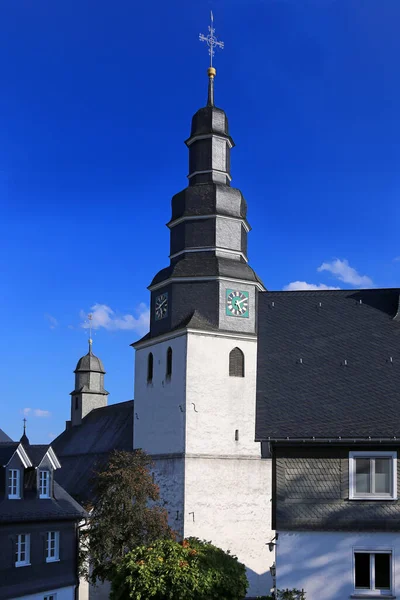 Kyrkan Saint Heribert Hallenberg Gemany — Stockfoto