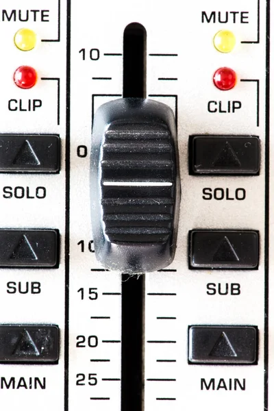 Звуковий Еквалайзер Звуковий Мікшер — стокове фото