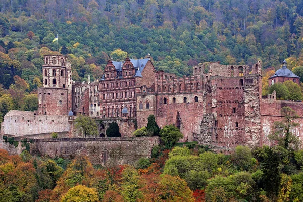 Castelo Heidelberg Outubro 2018 — Fotografia de Stock