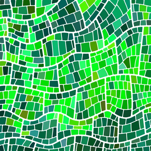 Abstract Vector Fondo Mosaico Vitral Verde Verde Azulado — Foto de Stock