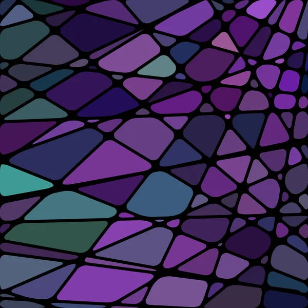 Abstrakt Vektor Färgat Glas Mosaik Bakgrund Blå Lila Och Violett — Stockfoto