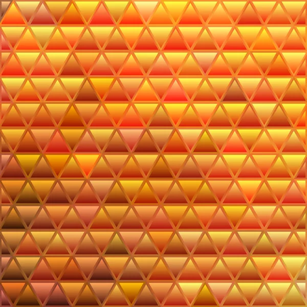 Abstrato Vetor Manchado Vidro Triângulo Mosaico Fundo Laranja — Fotografia de Stock