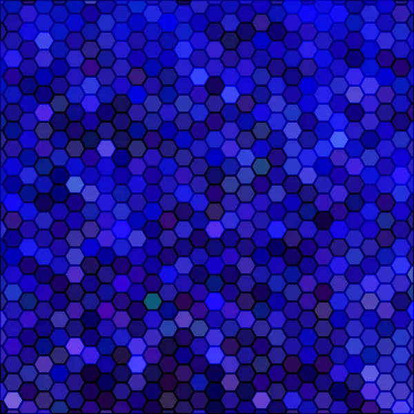 Abstraktní Vektor Geometrický Šestiúhelník Pozadí Modrá Fialová — Stock fotografie