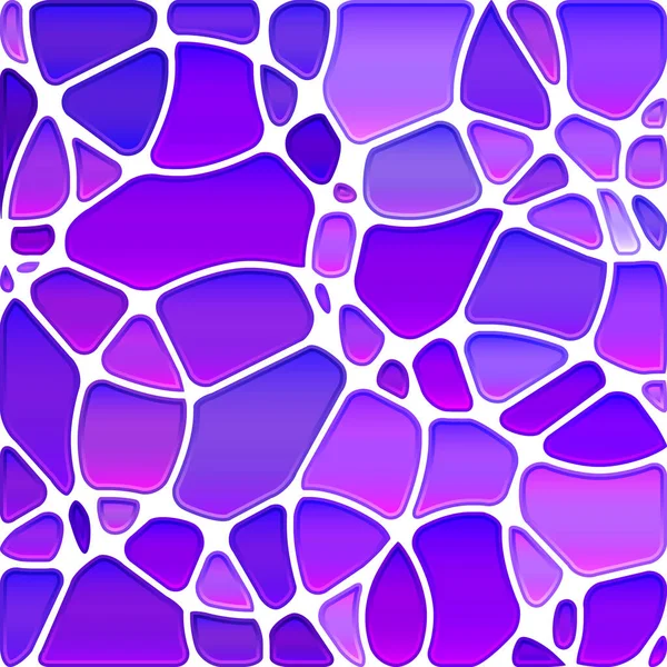 Vetor Abstrato Fundo Mosaico Vidro Manchado Círculos Roxos Violetas — Fotografia de Stock